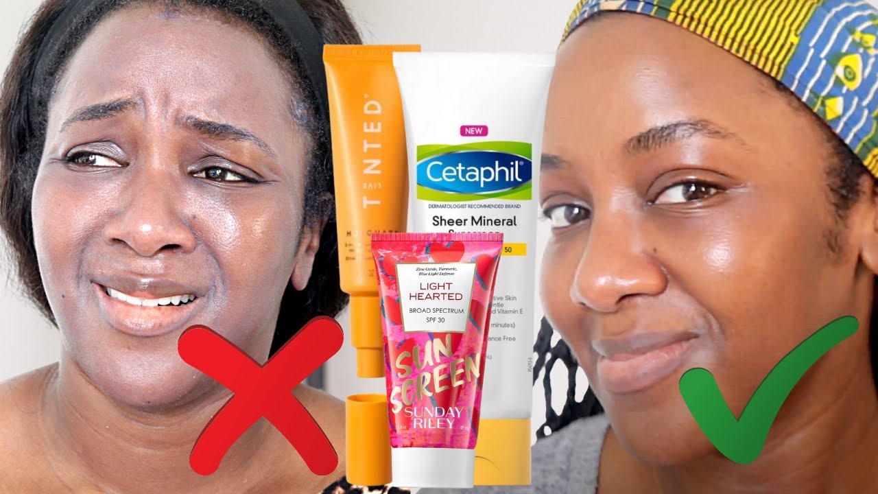 Best sunscreens for dark skin without white cast