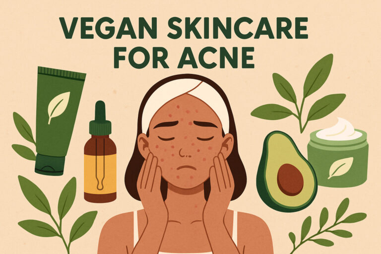 Vegan skincare for acne