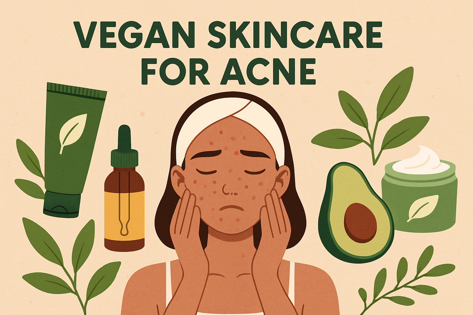 Vegan skincare for acne