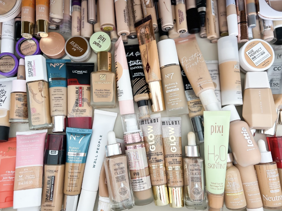 Long-lasting drugstore foundations for oily skin
