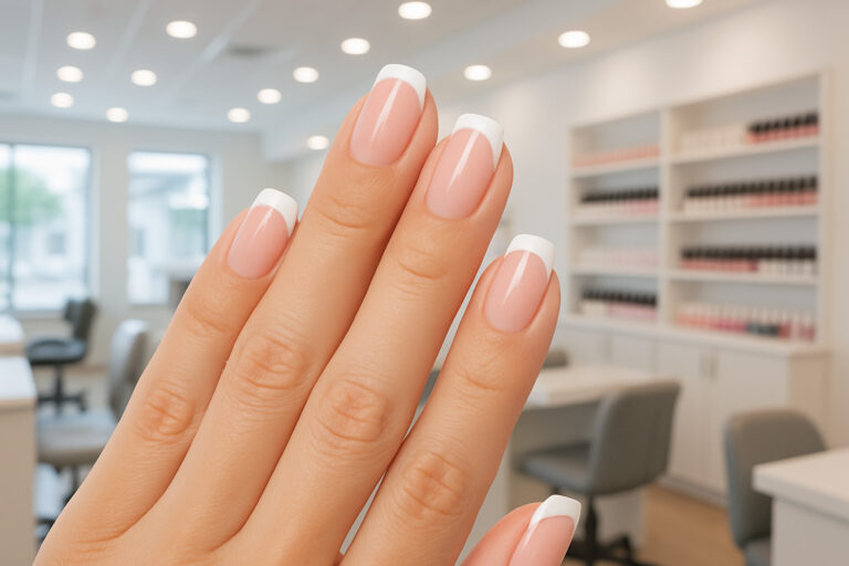 french tip nails