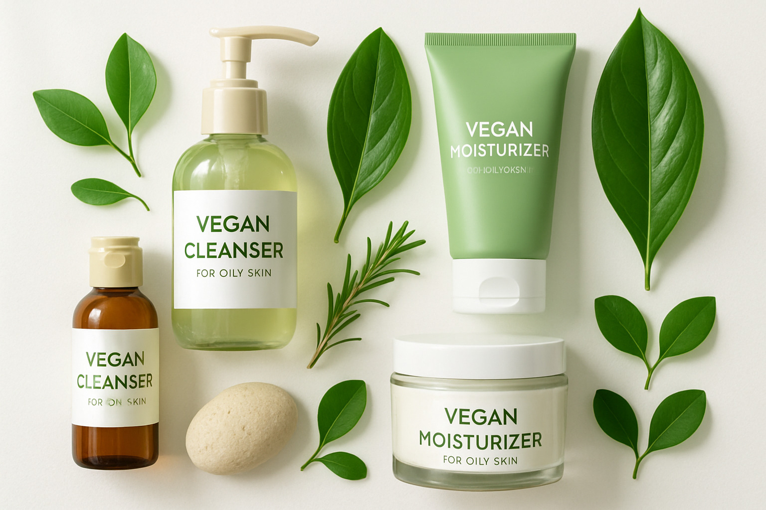 Vegan skincare for oily skin