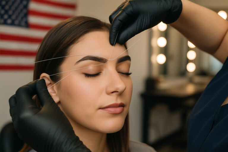 eyebrow threading