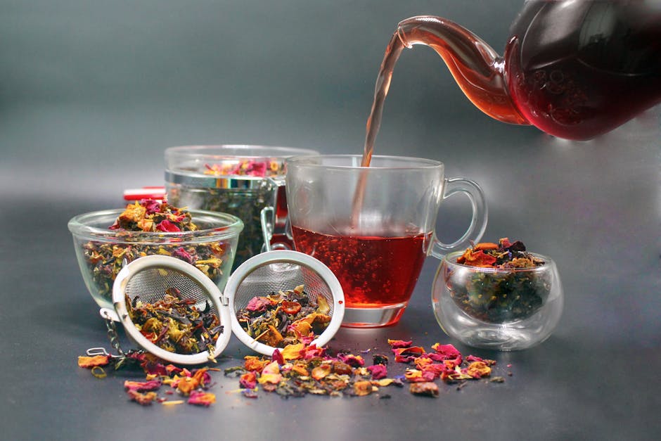 Herbal teas for beauty