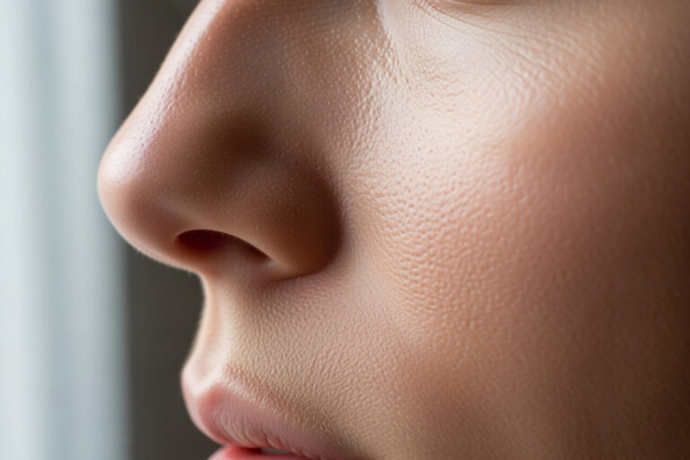 how to minimize pores on cheeks and nose