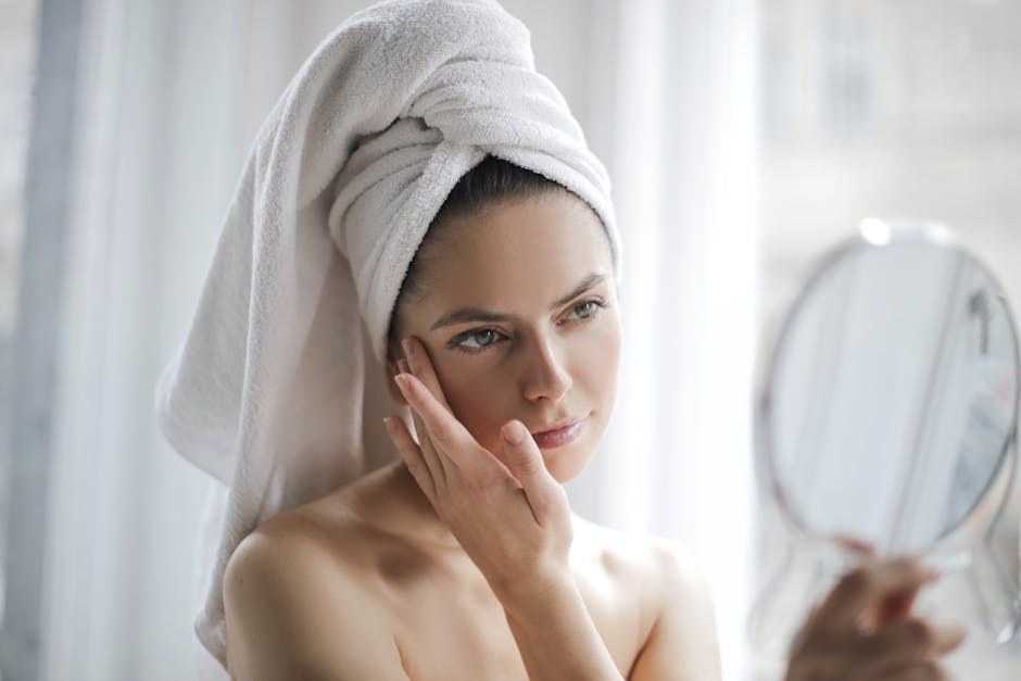 Oily skin pores