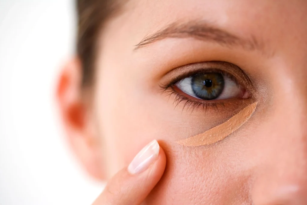 How to prevent foundation from creasing under eyes
