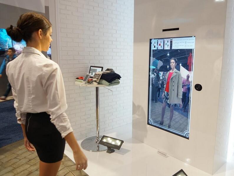 Virtual fitting rooms